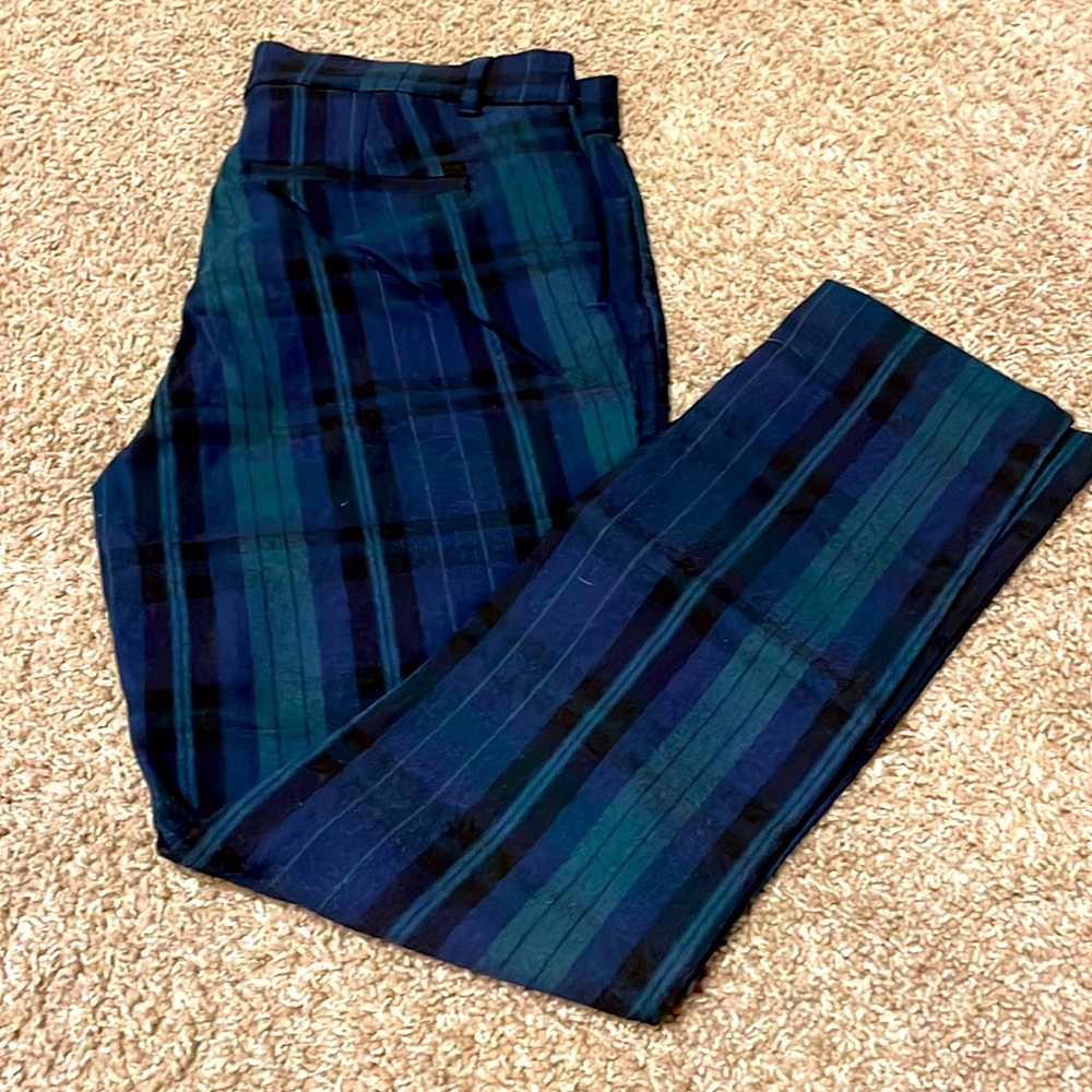 GAP Blue and Green Tartan pant